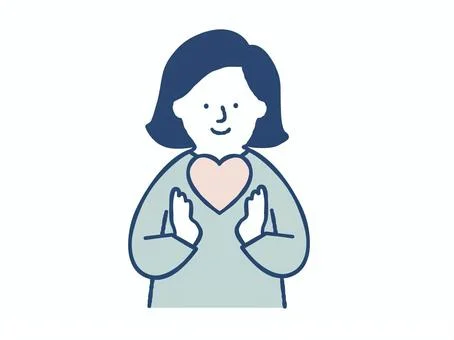 気分が晴れた女性