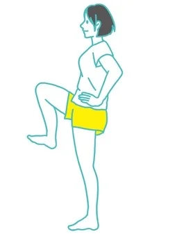 腿上げ運動